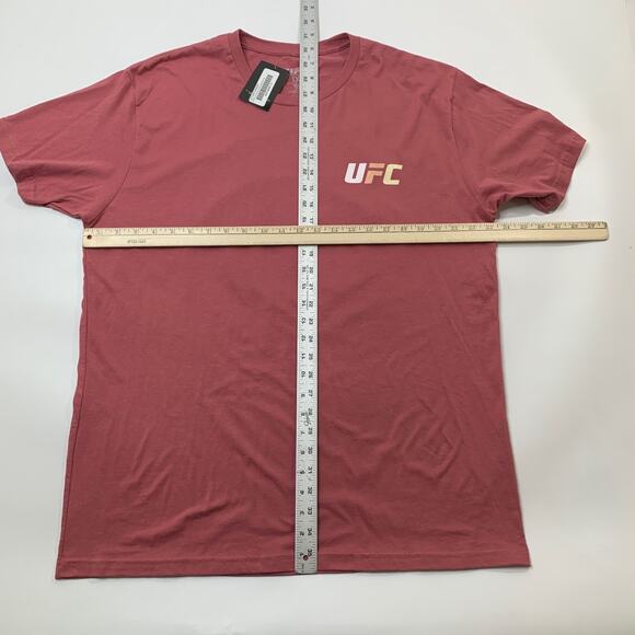 UFC Shirt Mens XL Extra Large Mauve Octagon Ultimate Fighting Championship Tee - Picture 5 of 7